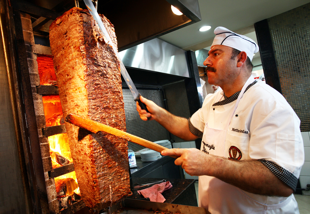 Making Turkey Kebab Cuisine